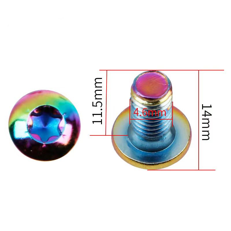 Tornillos de disco arcoíris (Pack 12 ) - Imagen 2