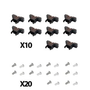 Soporte luz trasera para Xiaomi patinete (pack 10)