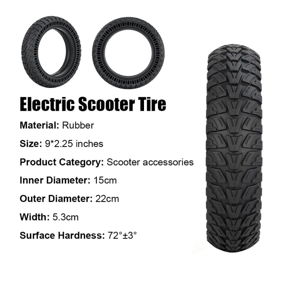 Rueda Maciza Patinete Xiaomi 9x2,25 Offroad - Imagen 2