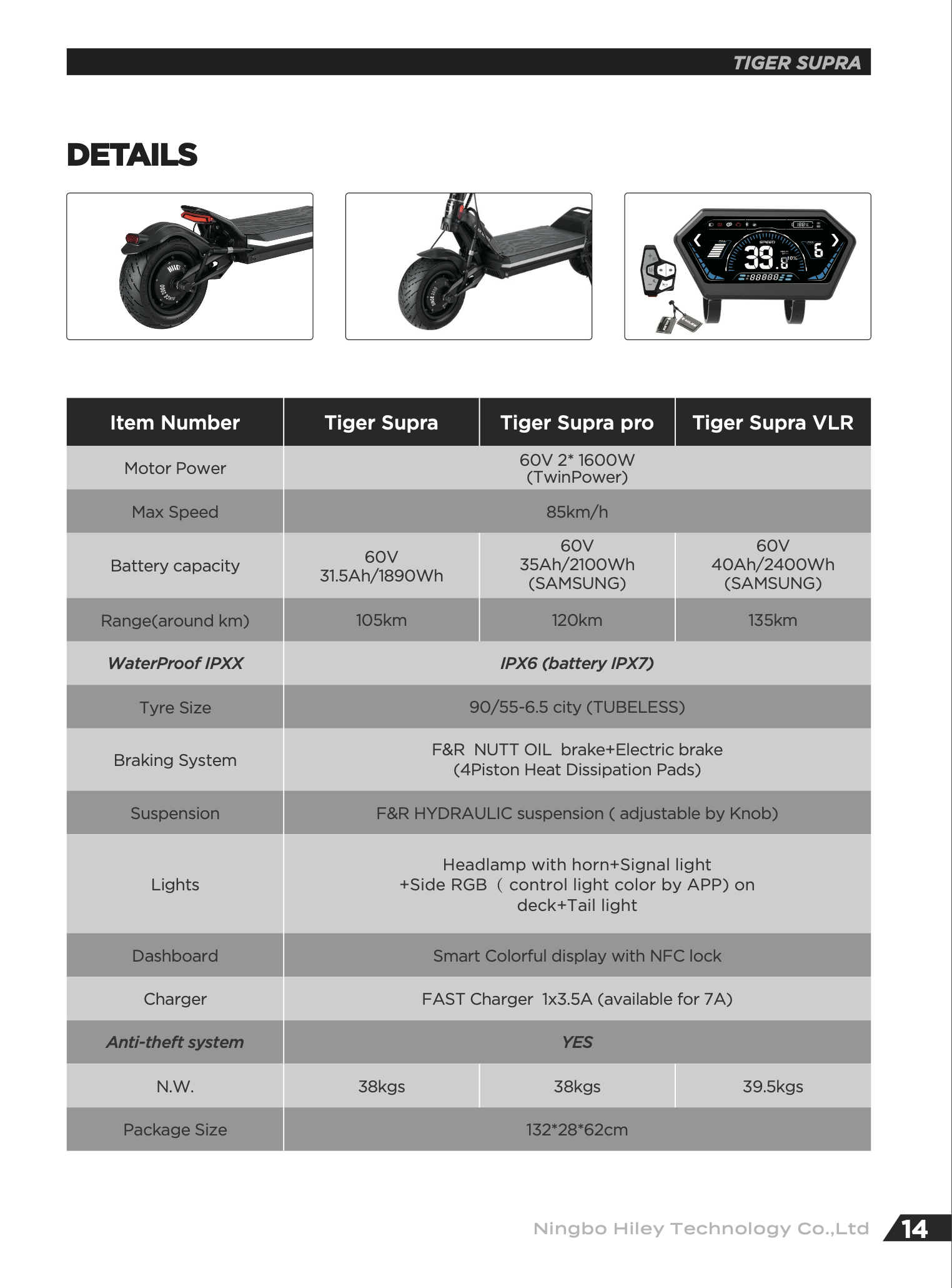 Hiley Tiger Supra Pro - Black Edition - Imagen 5