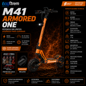 Ecoxtrem M41 Armored One - Orange/Black Edition