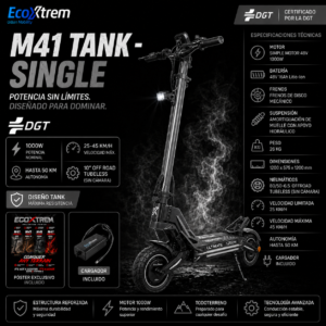 Ecoxtrem M41 Tank Single - Black Edition