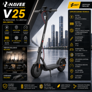 Navee V25 - Homologado DGT