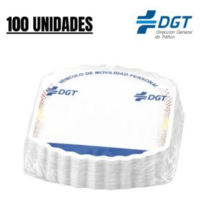 Matriculas DGT - 100 Uds [Fabricante MDS]