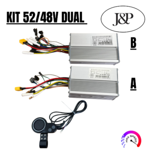 Kit controladora y display 48V/52V dual - J&P