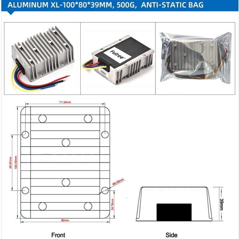 Convertidor DC 12V 10A 30-90V - Imagen 2