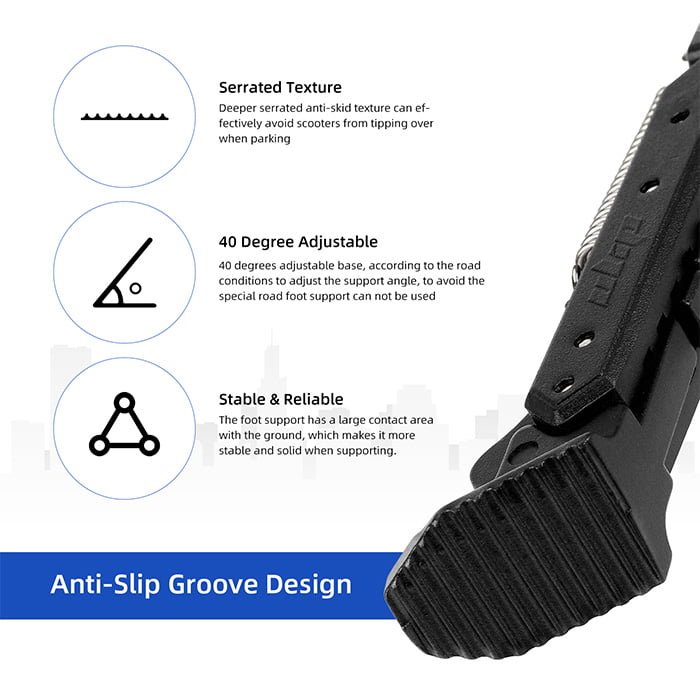 Pata de cabra ajustable para Xiaomi M365/Pro /Pro2/1S/MI3 (Negro) - Imagen 2