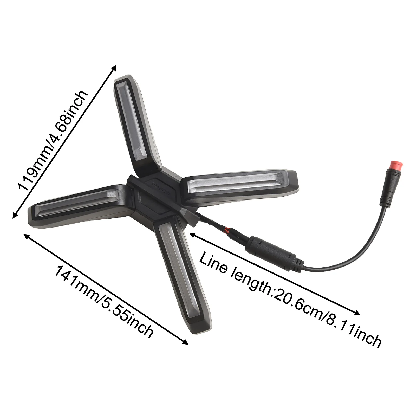 Luces (tipo X) para Segway Ninebot ZT3 Pro - Imagen 2