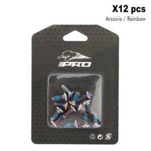 Tornillos de disco arcoíris (Pack 12 )
