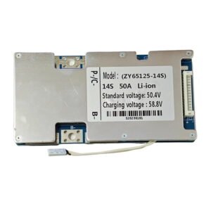 BMS 14S 52V 50A Liion Batería Autobalanceo