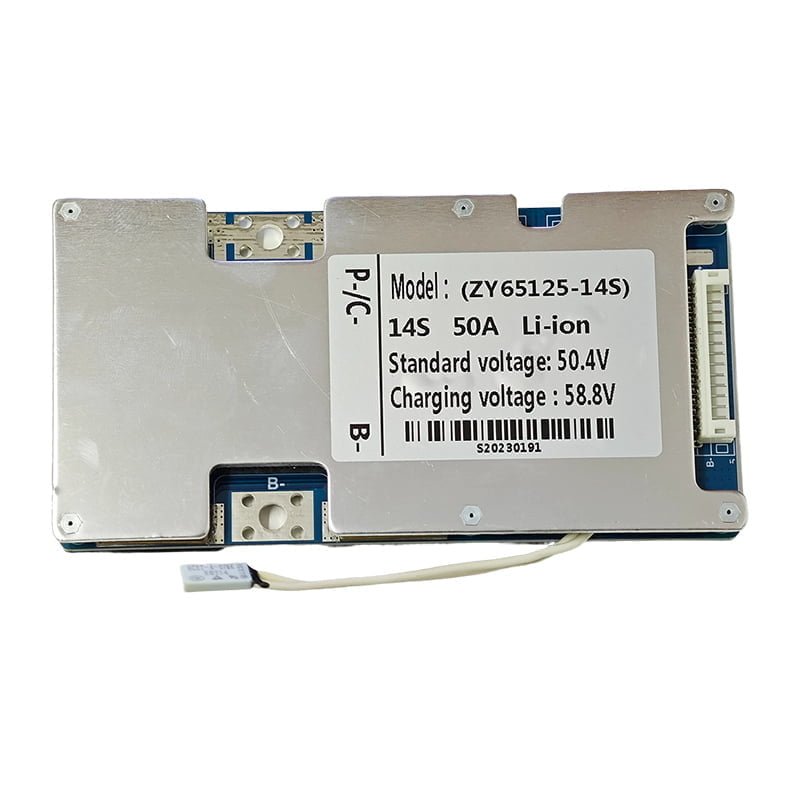 BMS 14S 52V 50A Liion Batería Autobalanceo