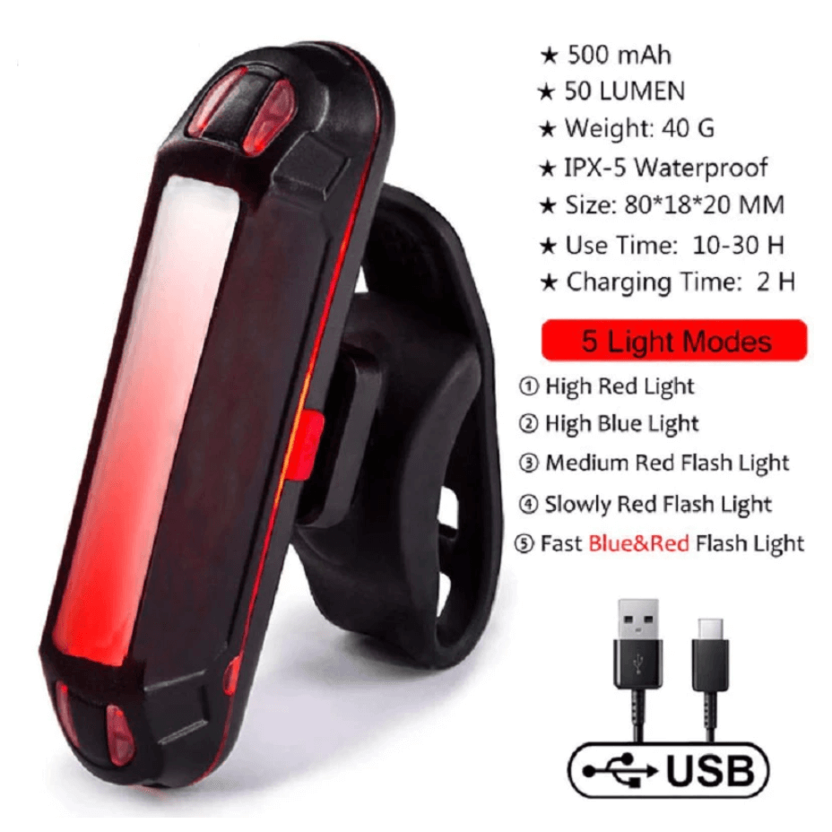 Luz trasera patinete eléctrico y bicicleta - Imagen 3