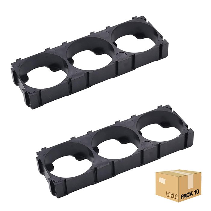 Pack 10-Soporte de Batería Litio de 21700 (21,7mm)